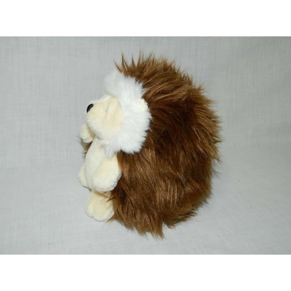 Gund Ganley 6" Plush Hedgehog Brown stuffed Soft Fuzzy 319940 - Picture 4 of 6
